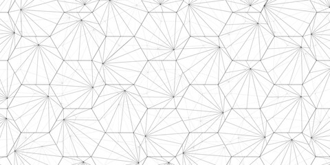 Abstract of simple gray line triangle pattern geometric background. Seamless geometric polygonal repeatable pattern swatch background, Trendy design vector background for web backdrop orpaper print.