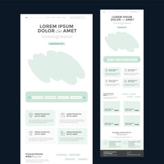 email marketing newsletter template layout for multipurpose agency business
