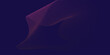 © zai - Abstract dark blue modern futuristic banner background. Glowing pink oval lines pattern design. Swirl ellipse lines element. Circular motion. Suit for banner, brochure, cover, flyer, website