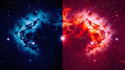 earth in space