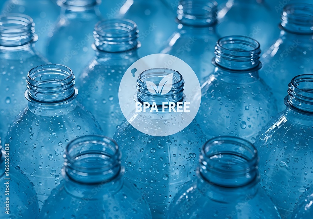 Photo Stock BPA Free Bottles A Clear Choice for Health and ...