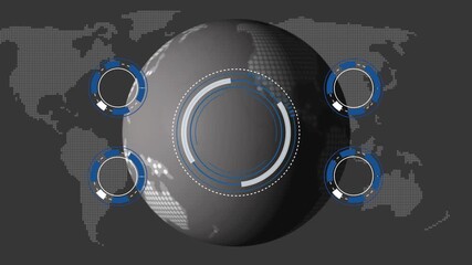 FINTECH. The activity of providing storage space and access for websites. Business, technology, internet and networking concept.The activity of providing storage space and access for websites.