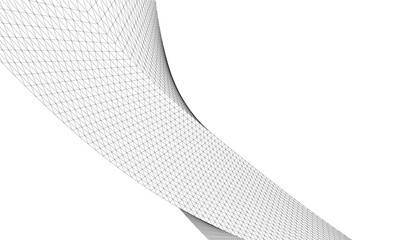 Canvas Print - architectural drawing. futuristic 3d background