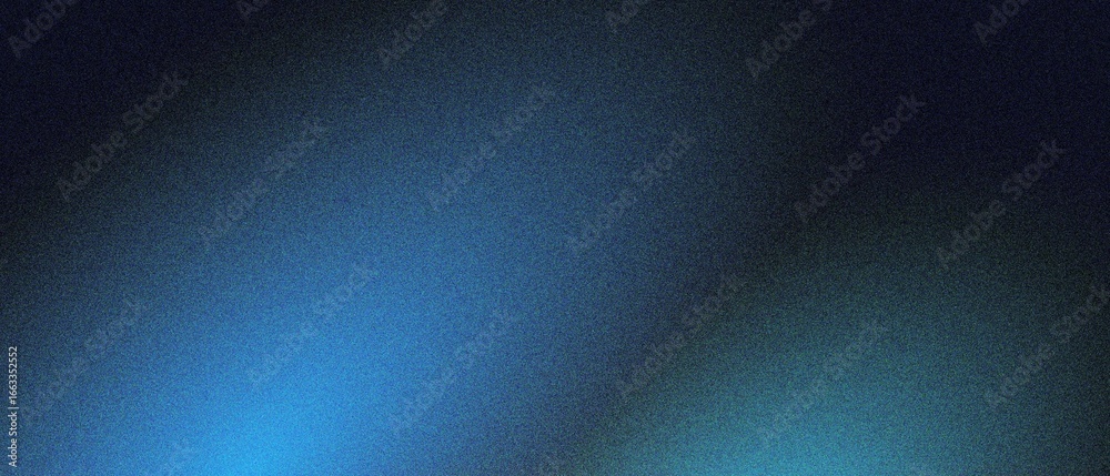 Vibrant blue abstract gradient backdrop, grain texture effect, dark ...