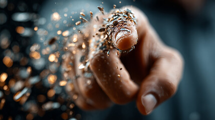 2025 business concept, businessman or engineer Show the trend of driving digital currency to develop online business.	