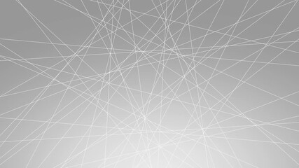 Abstract white straight line pattern design with gray gradient background