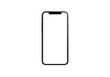 © Shahbaz - Smartphone mockup white screen PNG isolated transparent background, Smartphone use the mockup for projects and banner poster ads