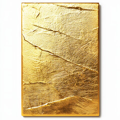Wall Mural - golden thin frame with textured surface and chaotic design