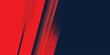 © abdmuhyi - Abstract blue banner design vector, dynamic sporty horizontal background template for media promotion or web banner