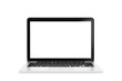 © Ferdoushi - Laptop modern frameless with blank screen isolated on transparent background - super high detailed photorealistic esp 10 vector