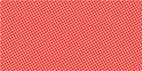 vintage polka dots white and red pattern, colorful background - vector abstract background