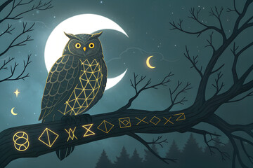 owl on a branch