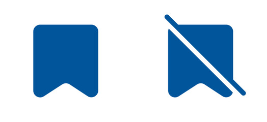 Save and unsave icons. Solid icons for interface design, apps and websites.