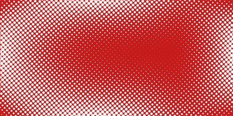 vintage polka dots white and red pattern, colorful background - vector abstract background
