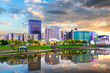 Dayton, Ohio, USA  Cityscape on the Miami River 53