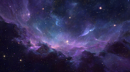 Wall Mural - space galaxy background