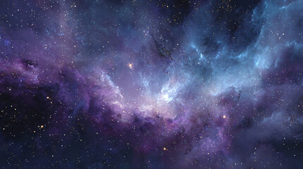 Wall Mural - space galaxy background