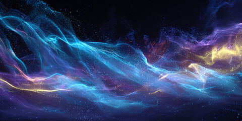 Wall Mural - abstract blue background with space