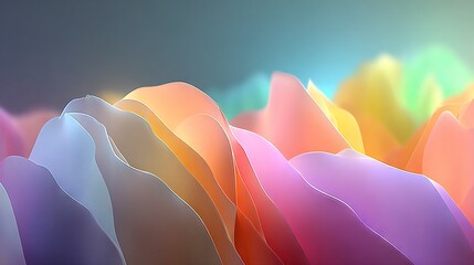 Wall Mural - multicolor background with blurry flowers