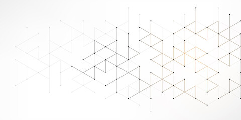 Wall Mural - abstract background with a geometric pattern of triangle shapes. graphic design element