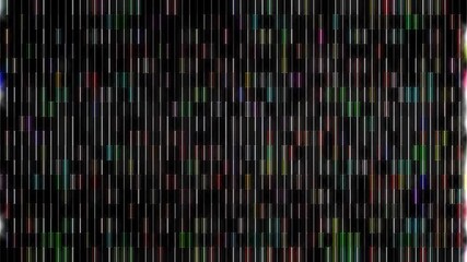 Wall Mural - beautiful video colorful abstract bright light energy 4K of smooth lines waves glittering light effect on black background	