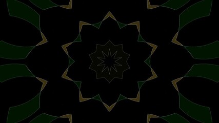 Wall Mural - Abstract Kaleidoscope pattern with full colors. Magic mandala. 4k	