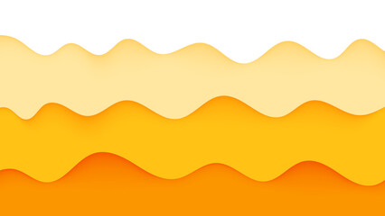 Wall Mural - abstract orange wave background vector illustration with light curves and gradient design
