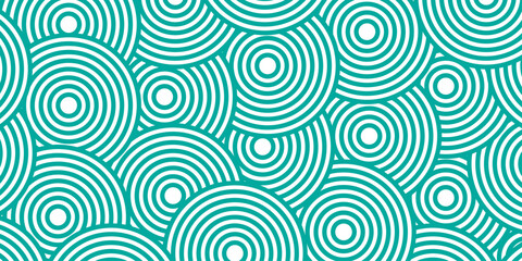Wall Mural - abstract pattern with circles. seamless geometric swirl spiral pattern and abstract circle wave line