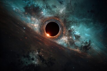 a cosmic black hole close to planet earth