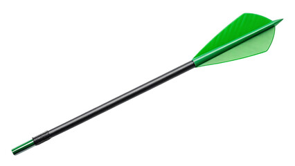 green arrow isolated white background png file ui android web ios app website design isolated on white background or isolated on transparent background, cut out PNG