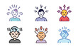 © NanangA - Anxiety icon set banner