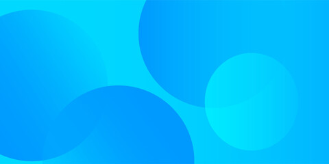 Wall Mural - Abstract background blue with dynamic circle shape elements art modern