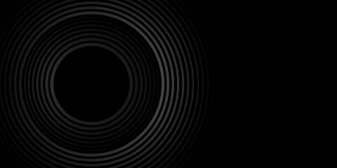 Wall Mural - abstract dark spiral design with glowing circles lines and light energy pattern background