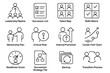 © VideoHub - Succession Planning Icons. Line style icons of succession planning: leadership pipeline, successor list, talent map, skills matrix