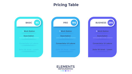 Modern Business Infographic Vector Banner