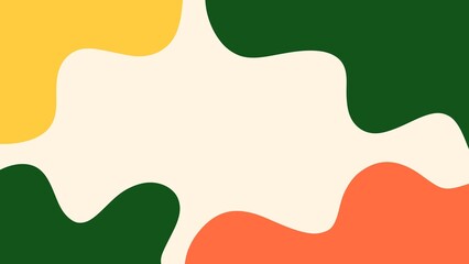 Wall Mural - abstract background with colorful aesthetic waves