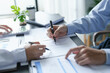 © Charlie's - Business People Meeting Design Ideas professional investor working new start up project. Concept. business planning in office.
