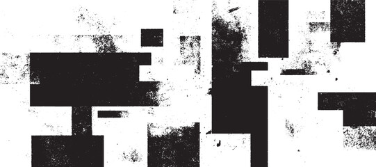 Abstract grunge black and white distressed texture background  old canvas pattern textured for overlay or screen scratch effect Overlay textures