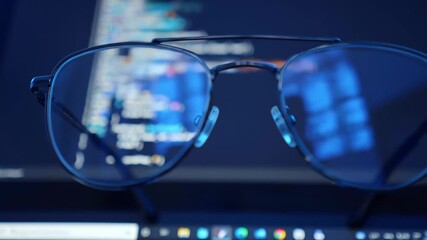 Coding Vision Glasses Focus on Programming Code