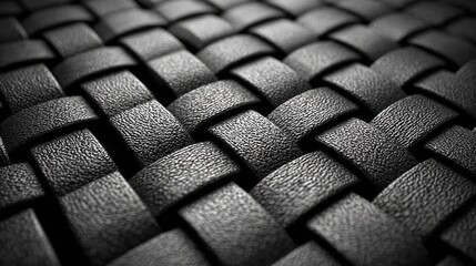 Dark, textured woven surface, intricate pattern