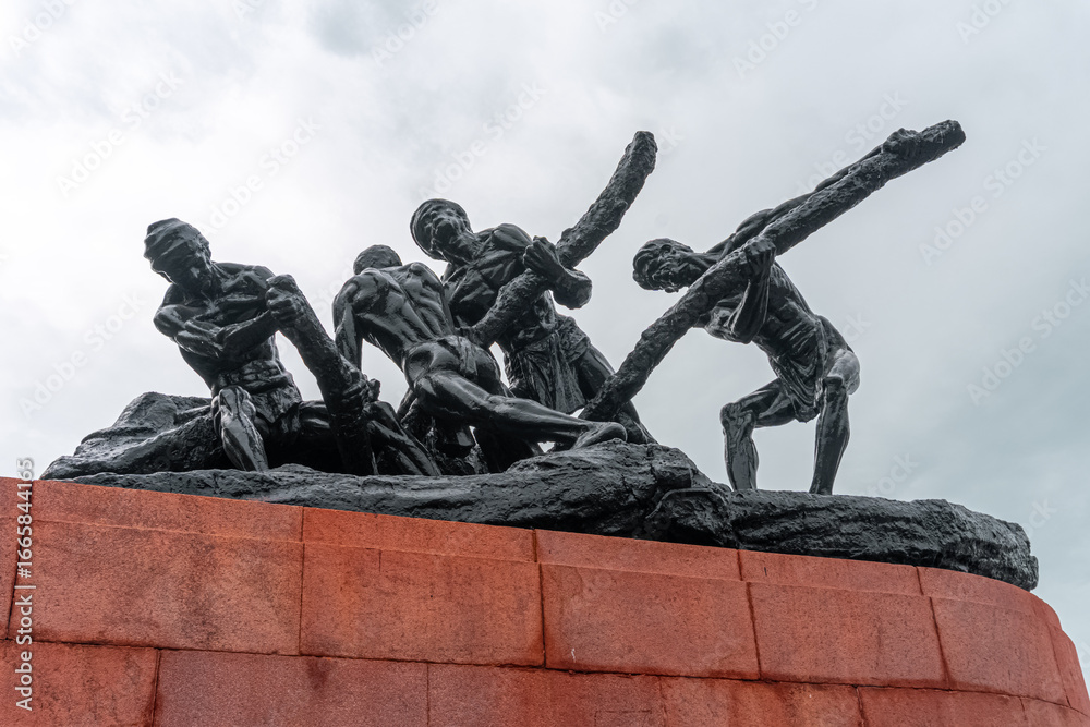 The Triumph of Labour, also known as the Labour statue, is a statue at ...