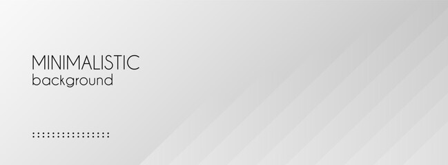 Wall Mural - Minimalistic white abstract vector banner. Light neutral business striped background with copy space for text. Facebook cover, header