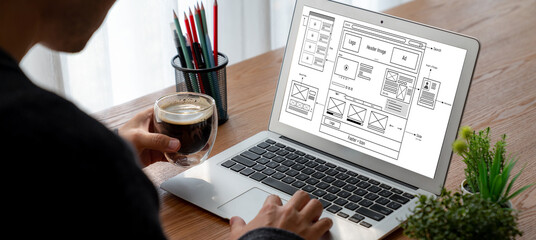 Website design software provide modish template for online retail business and e-commerce