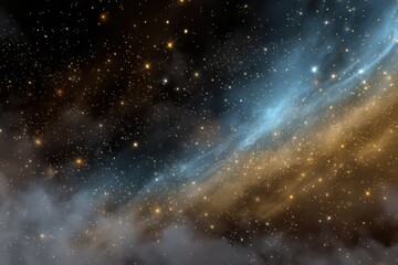 Wall Mural - vibrant cosmic nebula surrounded by countless stars creating a mesmerizing abstract space background
