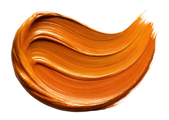 Wall Mural - brush stroke with layered acrylic paint, warm tones