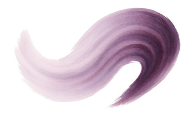 Wall Mural - brush stroke with watercolor effect, soft lilac and plum