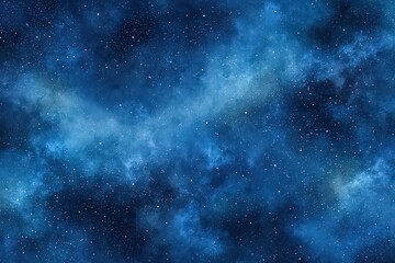 Wall Mural - Starry Night Sky Background In Deep Space