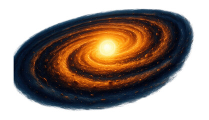 Wall Mural - circumstellar disk with material orbiting a young star