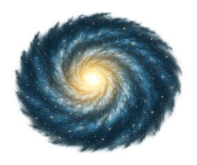 Wall Mural - sunflower galaxy with a spiral galaxy with a bright core and flocculent arms