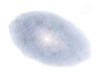 Wall Mural - pegasus dwarf galaxy with a small, faint galaxy near the milky way